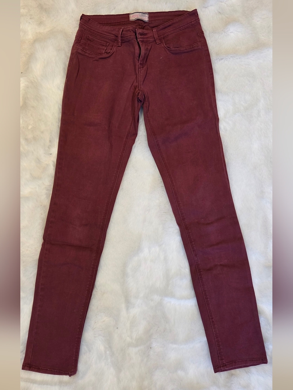 Ardene Wine Skinny Jeans